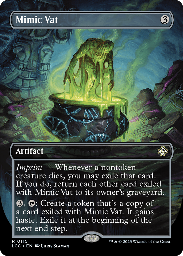 Mimic Vat (Borderless) [The Lost Caverns of Ixalan Commander] | Fandemonia Ltd
