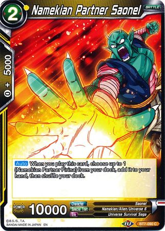 Namekian Partner Saonel (BT7-090) [Assault of the Saiyans] | Fandemonia Ltd