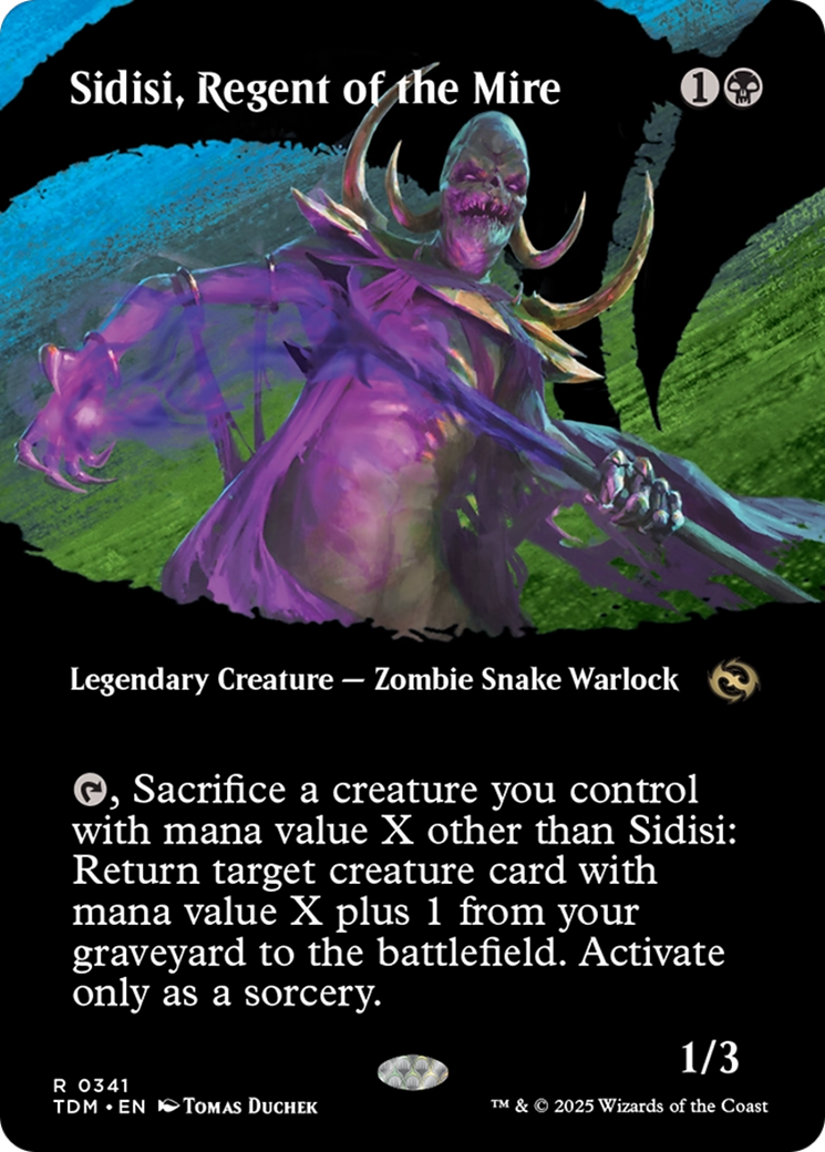 Sidisi, Regent of the Mire (Borderless) [Tarkir: Dragonstorm] | Fandemonia Ltd