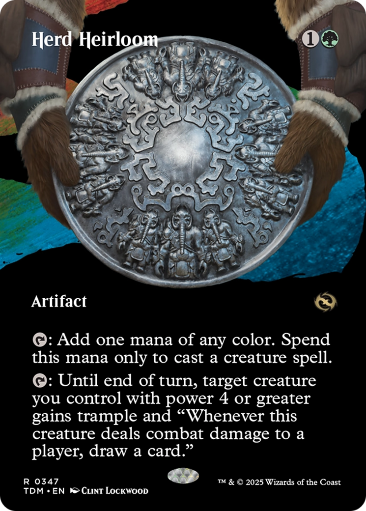 Herd Heirloom (Borderless) [Tarkir: Dragonstorm] | Fandemonia Ltd