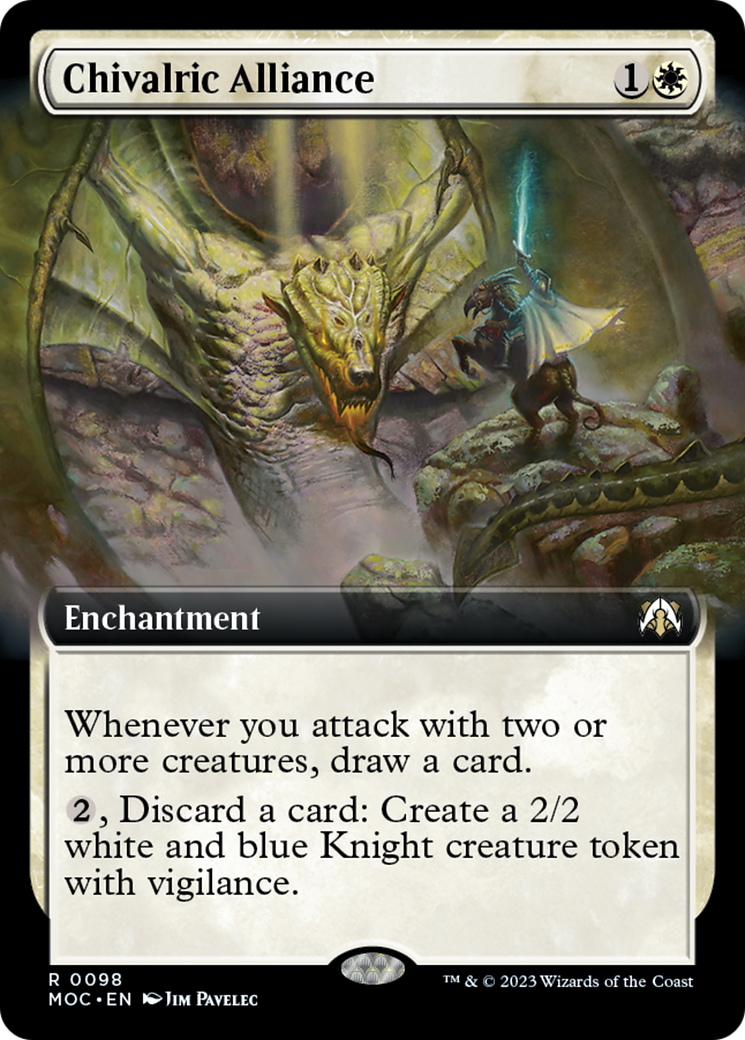 Chivalric Alliance (Extended Art) [March of the Machine Commander] | Fandemonia Ltd