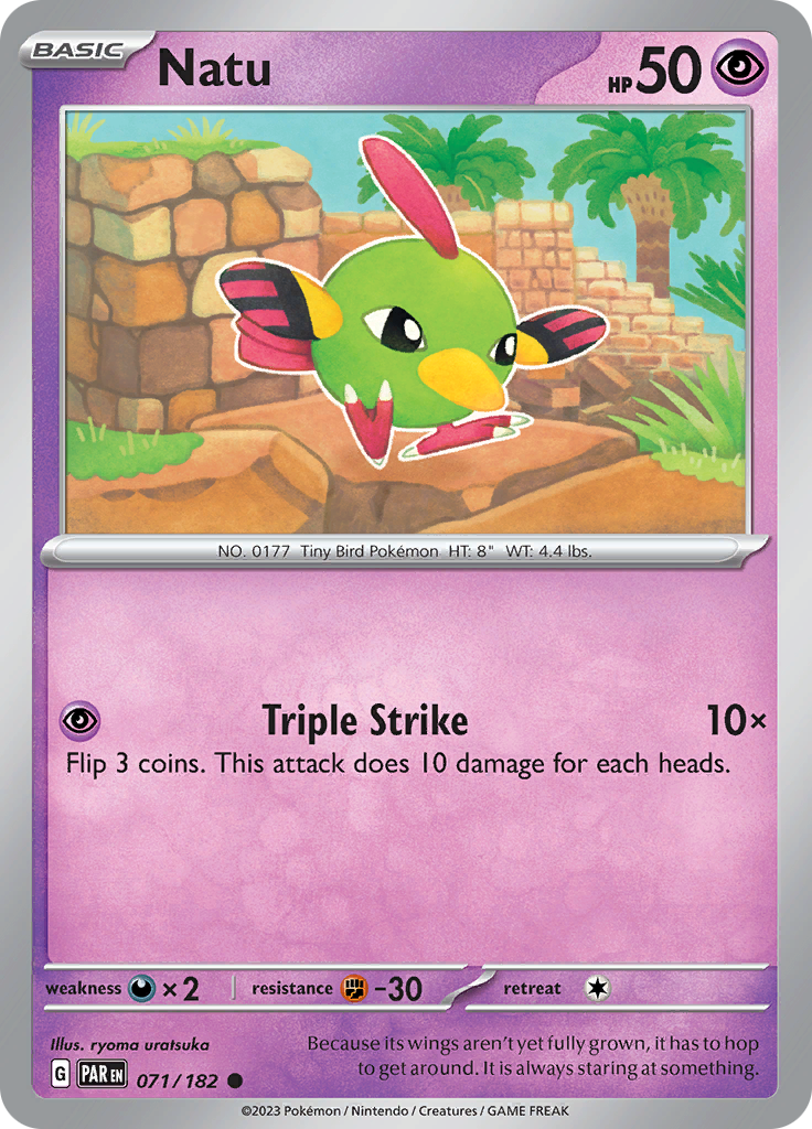 Natu (071/182) [Scarlet & Violet: Paradox Rift] | Fandemonia Ltd