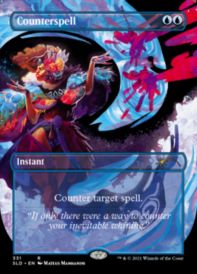 Counterspell (Borderless) [Secret Lair Drop Series] | Fandemonia Ltd