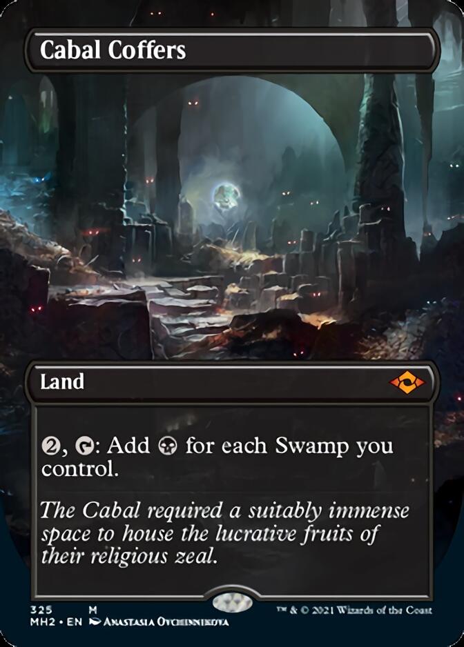 Cabal Coffers (Borderless Alternate Art) [Modern Horizons 2] | Fandemonia Ltd