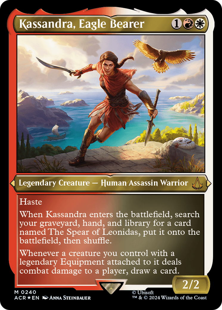 Kassandra, Eagle Bearer (Foil Etched) [Assassin's Creed] | Fandemonia Ltd