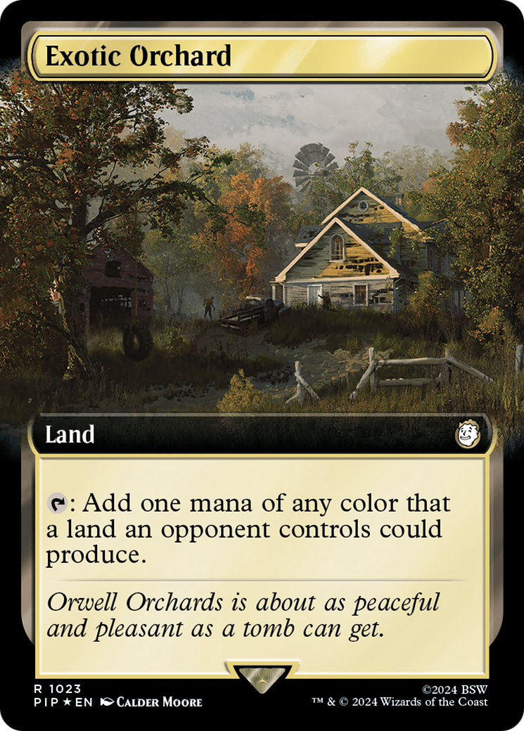 Exotic Orchard (Extended Art) (Surge Foil) [Fallout] | Fandemonia Ltd