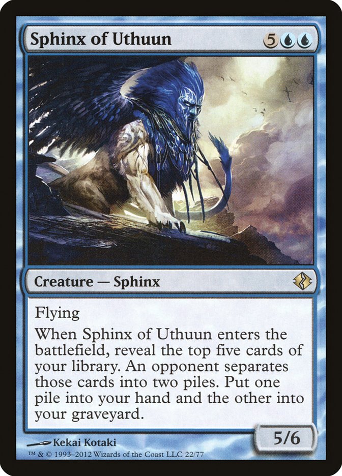 Sphinx of Uthuun [Duel Decks: Venser vs. Koth] | Fandemonia Ltd