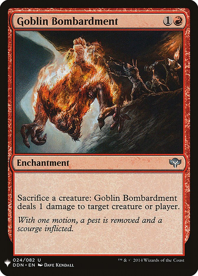 Goblin Bombardment [Mystery Booster] | Fandemonia Ltd