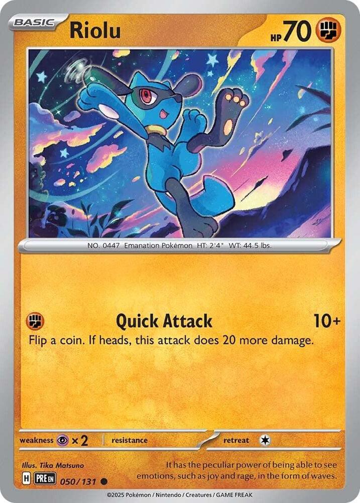 Riolu (050/131) [Scarlet & Violet: Prismatic Evolutions] | Fandemonia Ltd