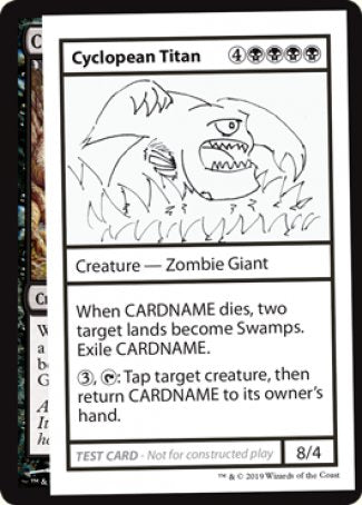 Cyclopean Titan (2021 Edition) [Mystery Booster Playtest Cards] | Fandemonia Ltd