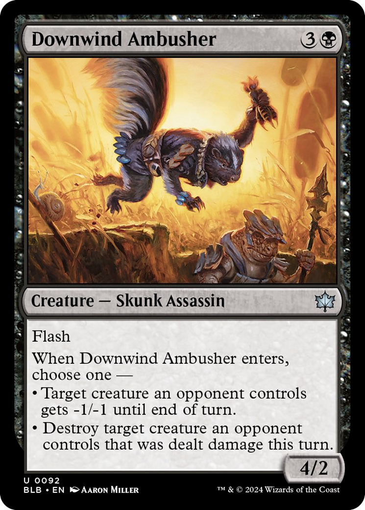 Downwind Ambusher [Bloomburrow] | Fandemonia Ltd