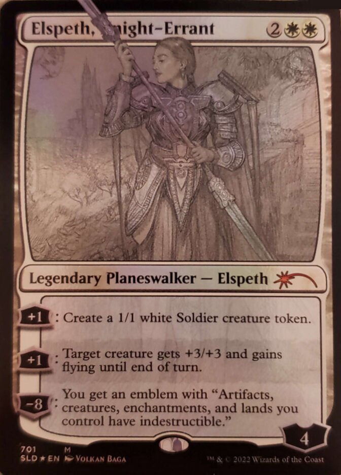 Elspeth, Knight-Errant (Sketch) [Secret Lair Drop Promos] | Fandemonia Ltd