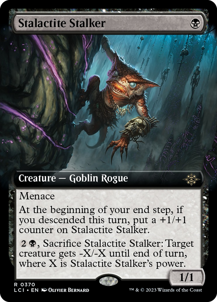 Stalactite Stalker (Extended Art) [The Lost Caverns of Ixalan] | Fandemonia Ltd