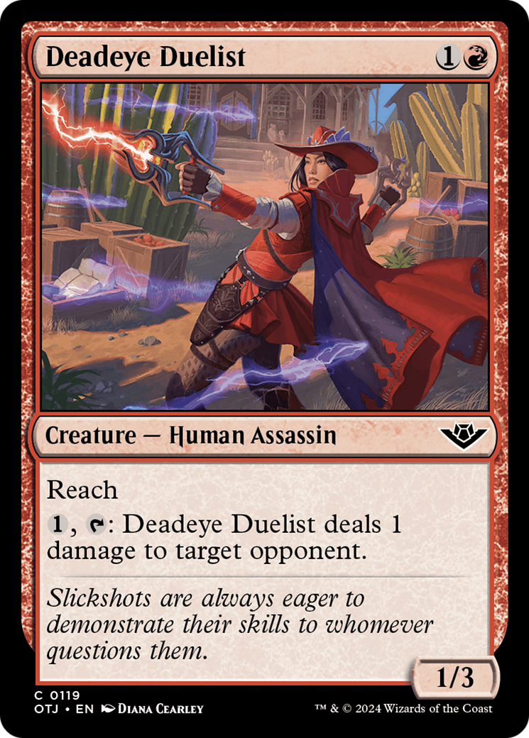 Deadeye Duelist [Outlaws of Thunder Junction] | Fandemonia Ltd