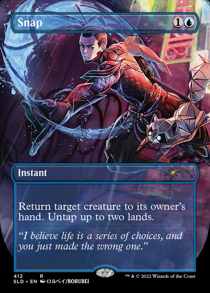 Snap (Borderless) [Secret Lair Drop Series] | Fandemonia Ltd