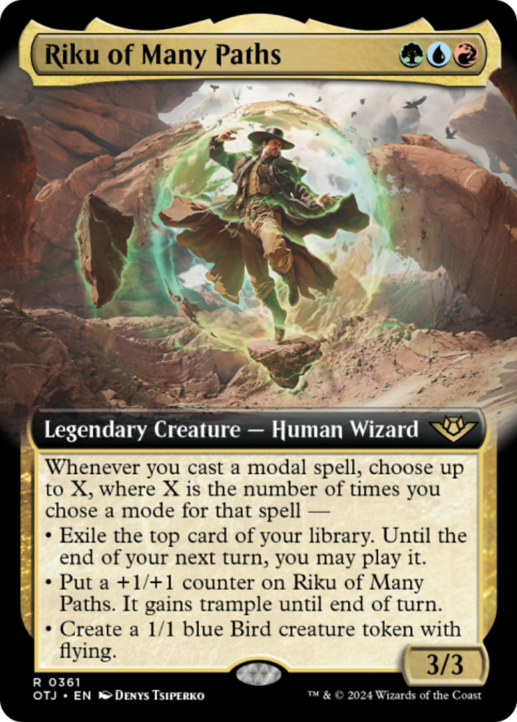 Riku of Many Paths (Extended Art) [Outlaws of Thunder Junction] | Fandemonia Ltd