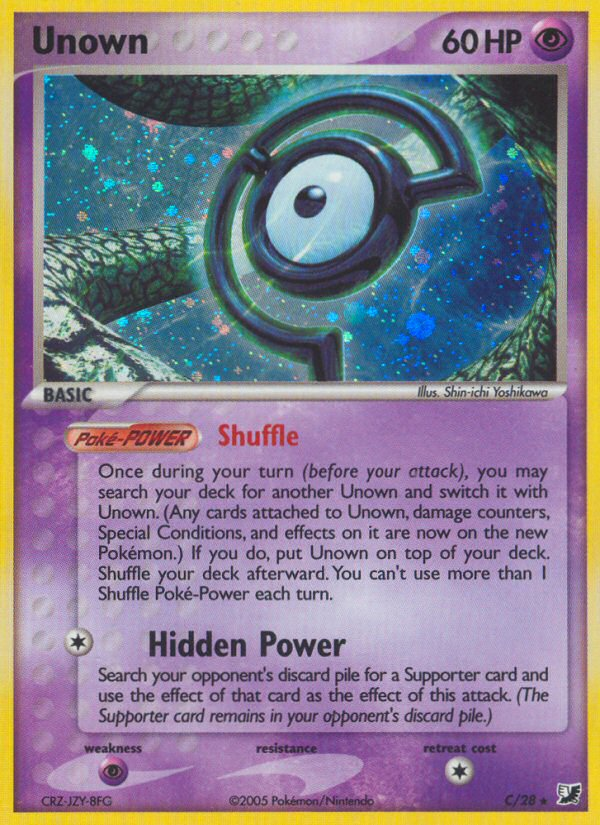 Unown (C) (C/28) [EX: Unseen Forces] | Fandemonia Ltd