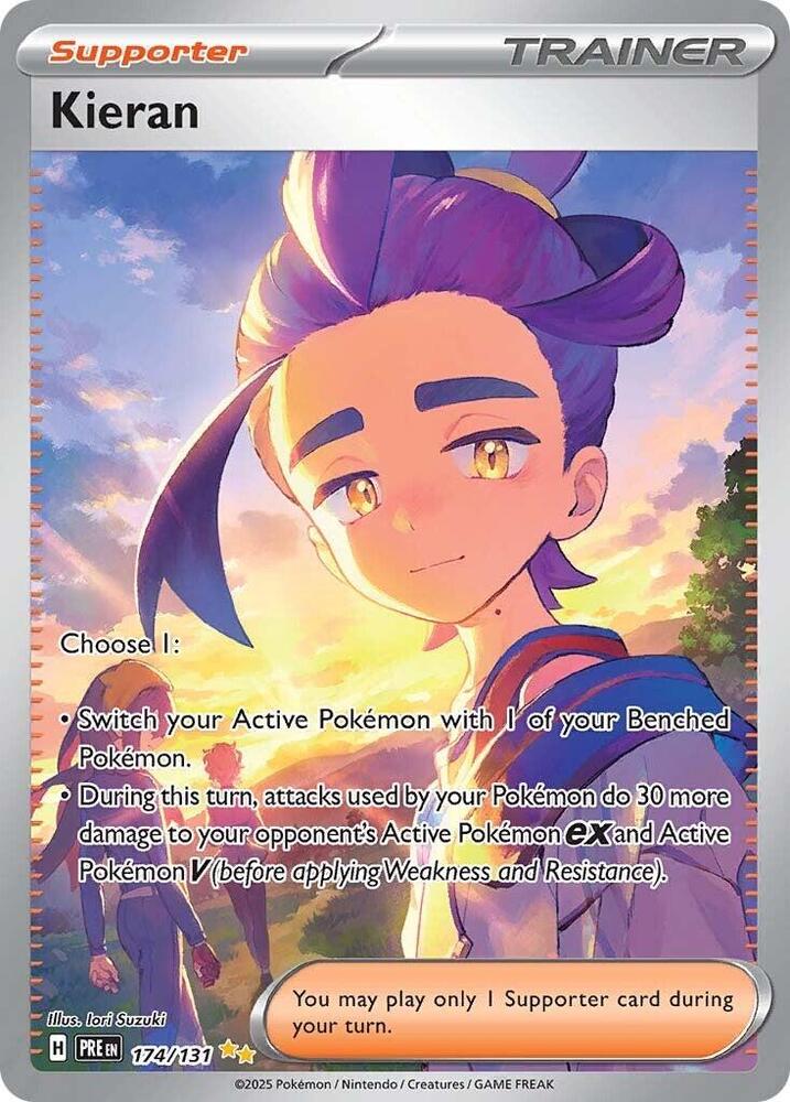 Kieran (174/131) [Scarlet & Violet: Prismatic Evolutions] | Fandemonia Ltd