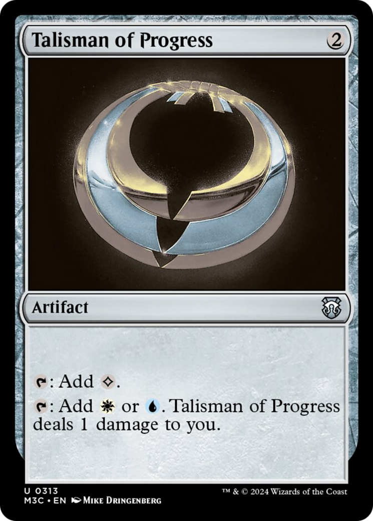 Talisman of Progress (Ripple Foil) [Modern Horizons 3 Commander] | Fandemonia Ltd