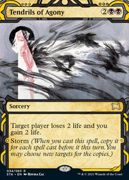 Tendrils of Agony (Foil Etched) [Strixhaven: Mystical Archive] | Fandemonia Ltd