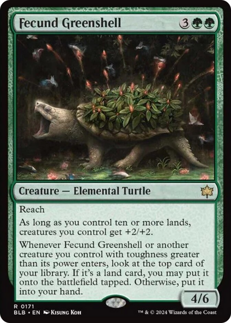 Fecund Greenshell [Bloomburrow] | Fandemonia Ltd