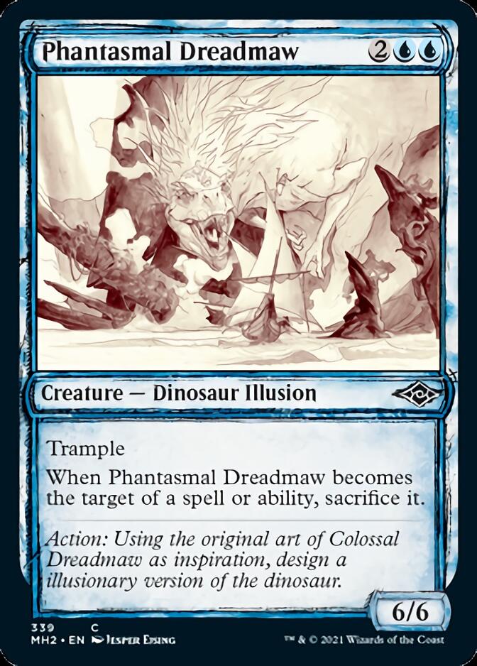 Phantasmal Dreadmaw (Sketch) [Modern Horizons 2] | Fandemonia Ltd