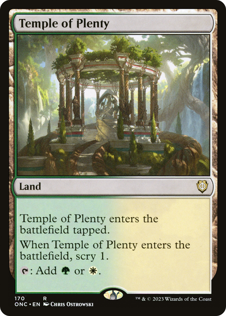 Temple of Plenty [Phyrexia: All Will Be One Commander] | Fandemonia Ltd