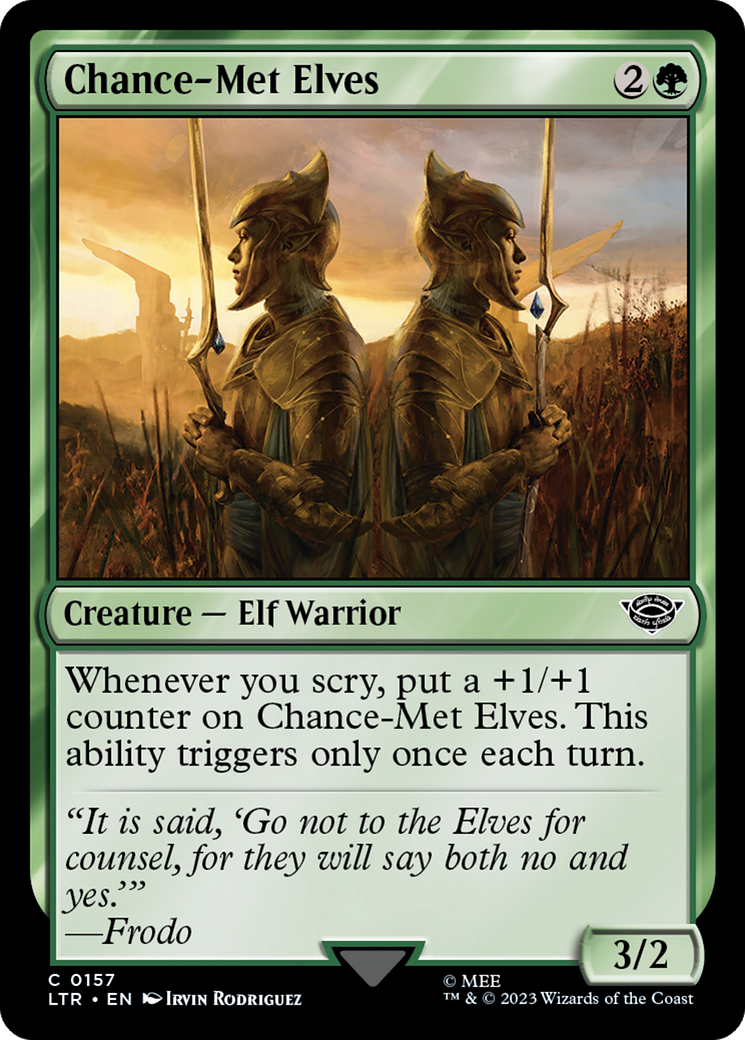 Chance-Met Elves [The Lord of the Rings: Tales of Middle-Earth] | Fandemonia Ltd