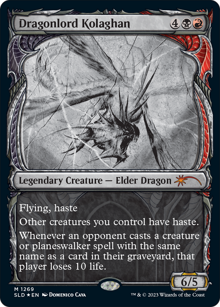 Dragonlord Kolaghan (Halo Foil) [Secret Lair Drop Series] | Fandemonia Ltd