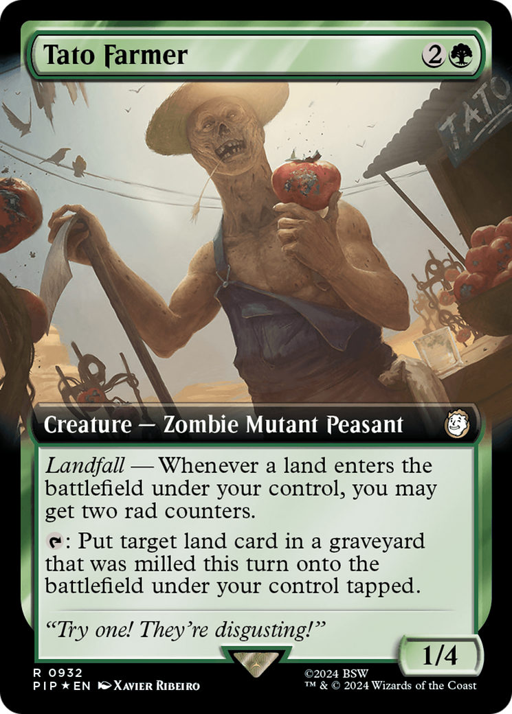 Tato Farmer (Extended Art) (Surge Foil) [Fallout] | Fandemonia Ltd