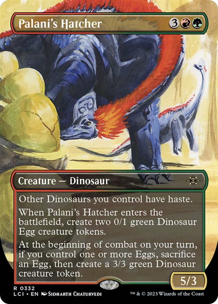 Palani's Hatcher (Borderless) [The Lost Caverns of Ixalan] | Fandemonia Ltd