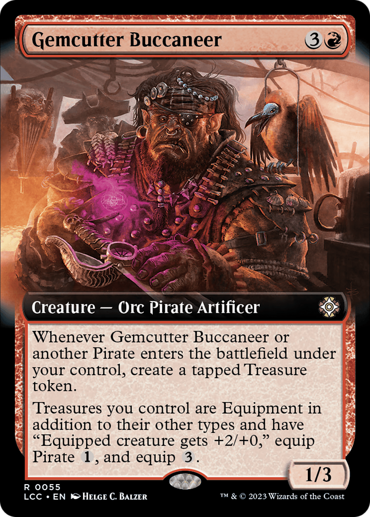 Gemcutter Buccaneer (Extended Art) [The Lost Caverns of Ixalan Commander] | Fandemonia Ltd