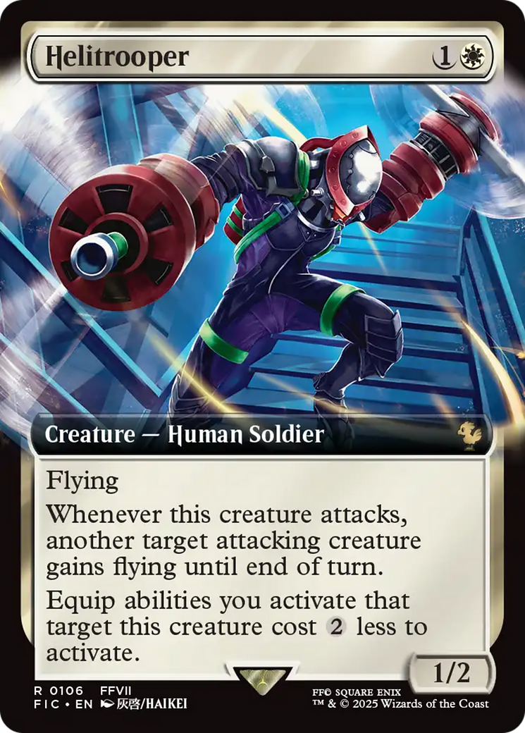 Helitrooper (Extended Art) [FINAL FANTASY Commander] | Fandemonia Ltd