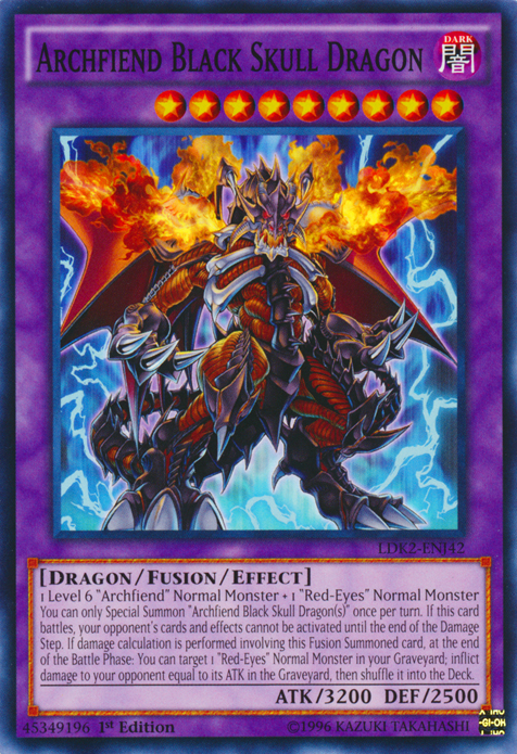 Archfiend Black Skull Dragon [LDK2-ENJ42] Common | Fandemonia Ltd