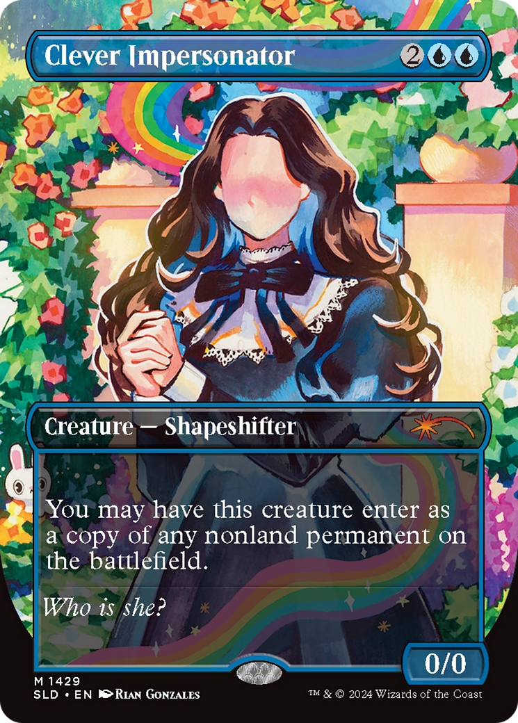 Clever Impersonator (Rainbow Foil) [Secret Lair Drop Series] | Fandemonia Ltd