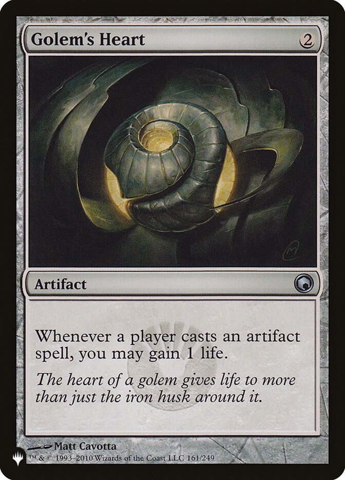Golem's Heart [The List] | Fandemonia Ltd