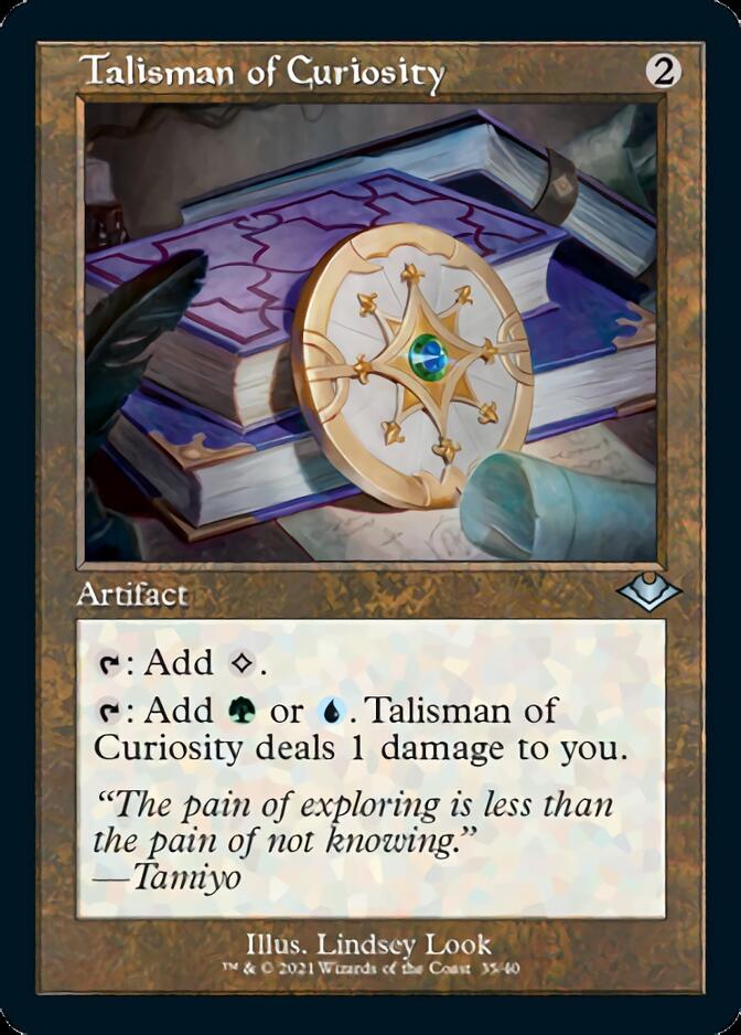Talisman of Curiosity (Retro Foil Etched) [Modern Horizons] | Fandemonia Ltd