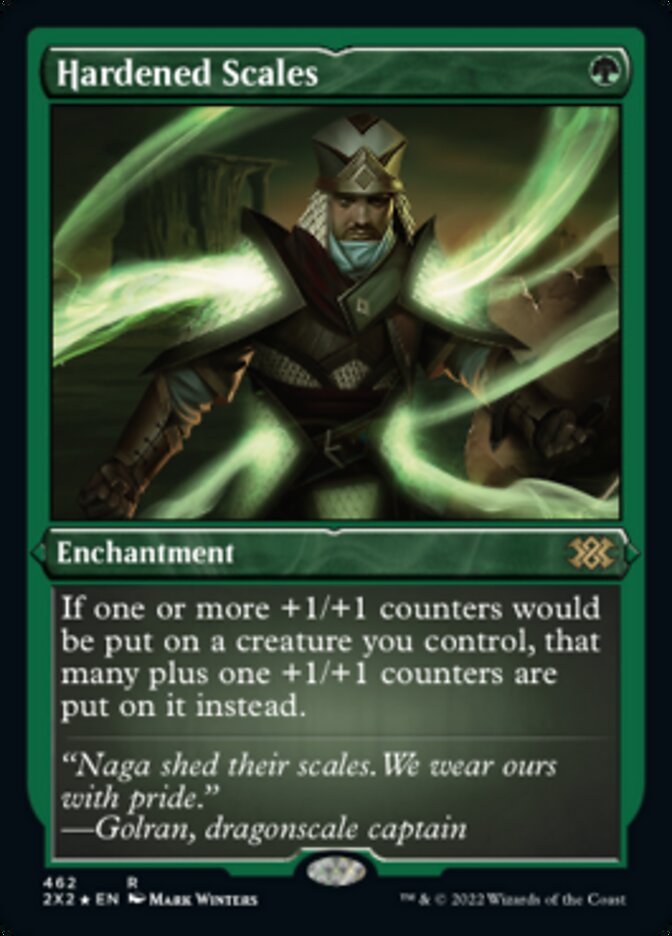 Hardened Scales (Foil Etched) [Double Masters 2022] | Fandemonia Ltd