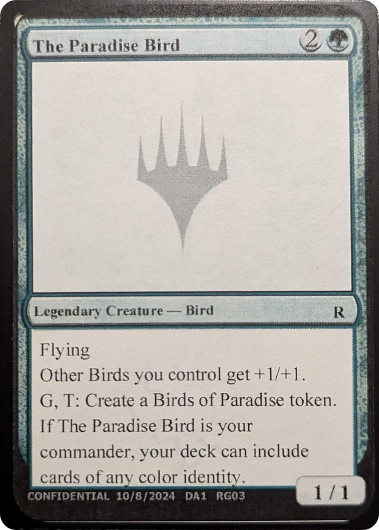 The Paradise Bird [Mystery Booster 2 Playtest Cards] | Fandemonia Ltd