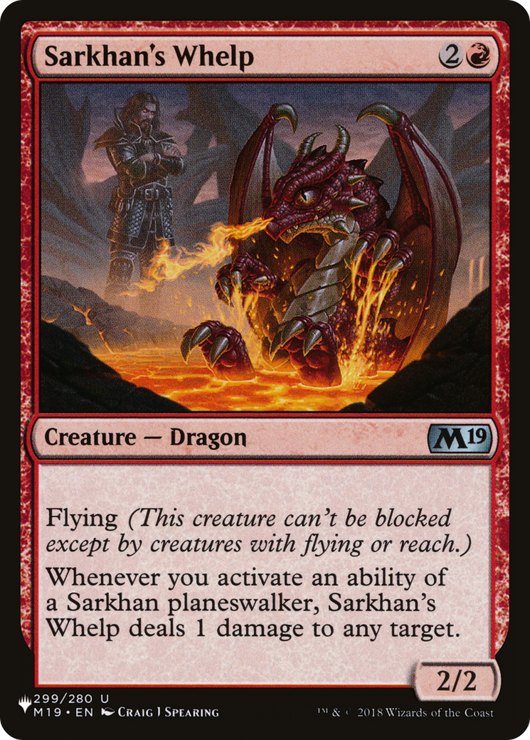 Sarkhan's Whelp [The List] | Fandemonia Ltd