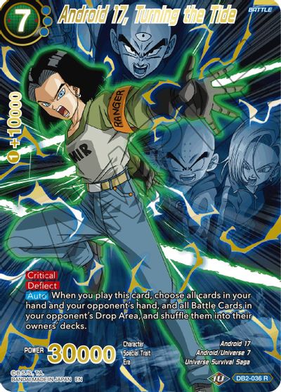 Android 17, Turning the Tide (Alternate Art) (DB2-036_R) [Special Anniversary Set 2021] | Fandemonia Ltd