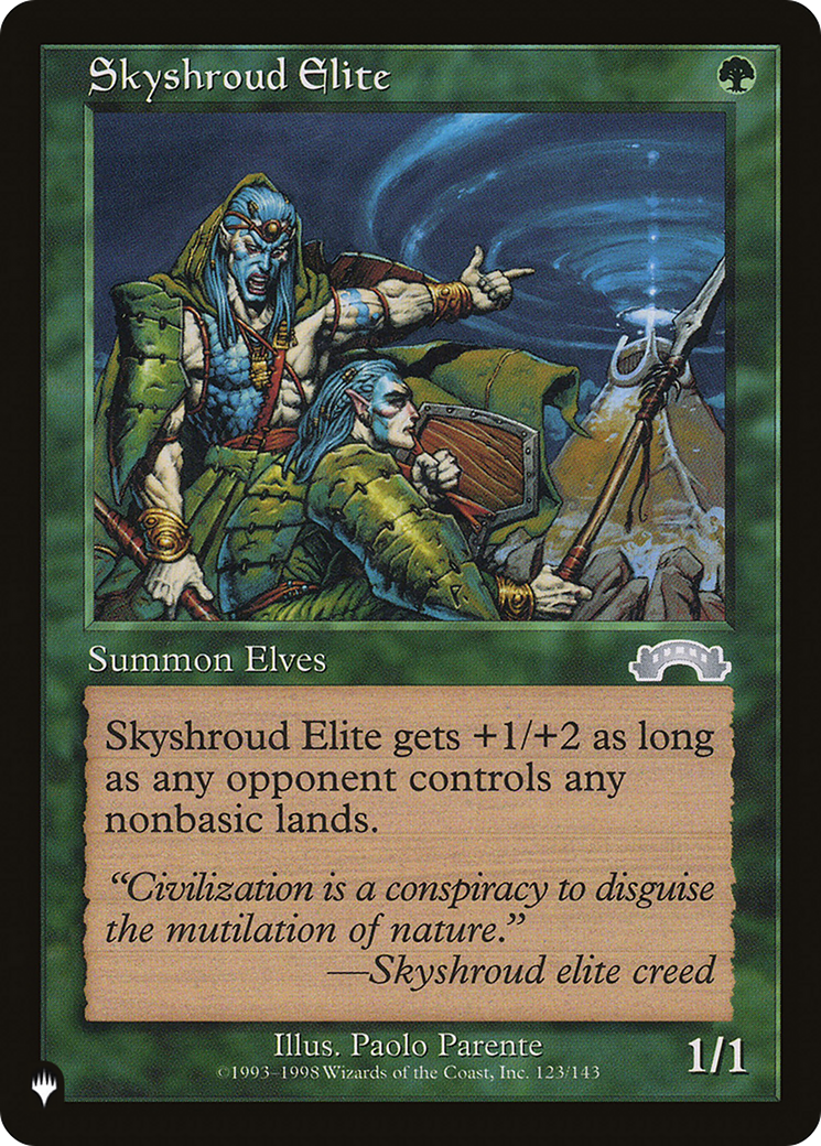 Skyshroud Elite [The List] | Fandemonia Ltd