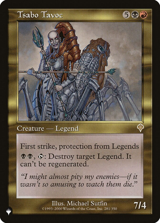 Tsabo Tavoc [The List] | Fandemonia Ltd