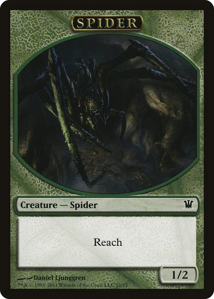 Insect // Spider Double-Sided Token [Innistrad Remastered Tokens] | Fandemonia Ltd