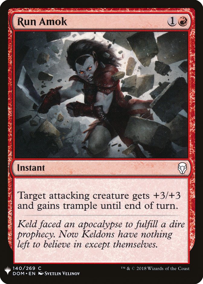 Run Amok [Mystery Booster] | Fandemonia Ltd