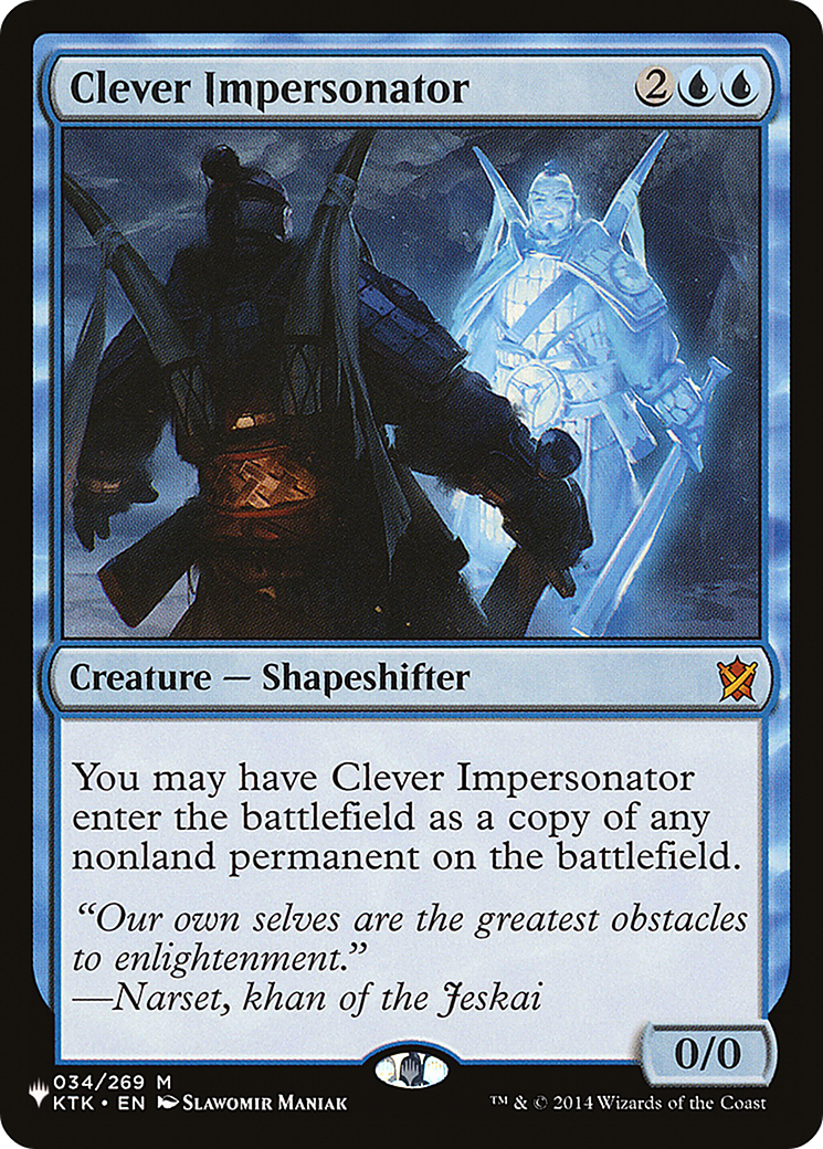 Clever Impersonator [The List] | Fandemonia Ltd