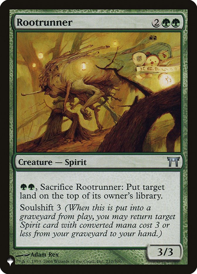 Rootrunner [The List] | Fandemonia Ltd