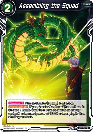 Assembling the Squad (BT7-107) [Assault of the Saiyans] | Fandemonia Ltd
