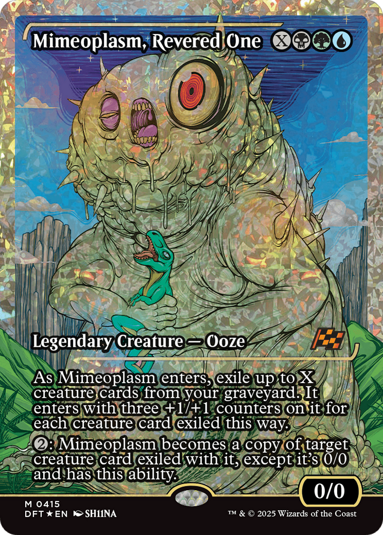 Mimeoplasm, Revered One (Showcase) (Fracture Foil) [Aetherdrift] | Fandemonia Ltd