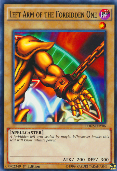 Left Arm of the Forbidden One [LDK2-ENY06] Common | Fandemonia Ltd